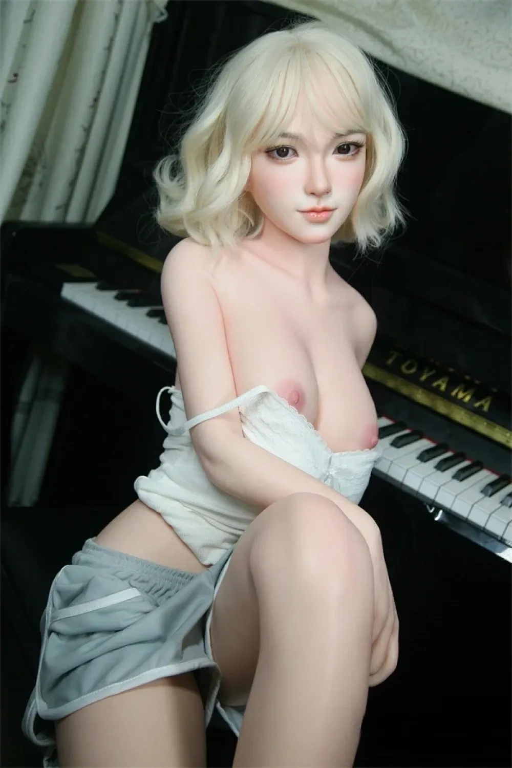伴趣 BQDOLL 148cm Dカップ B5ヘッド 楠稀（Nancy）フルシリコン製 軽量21kg 清楚系 ラブドール